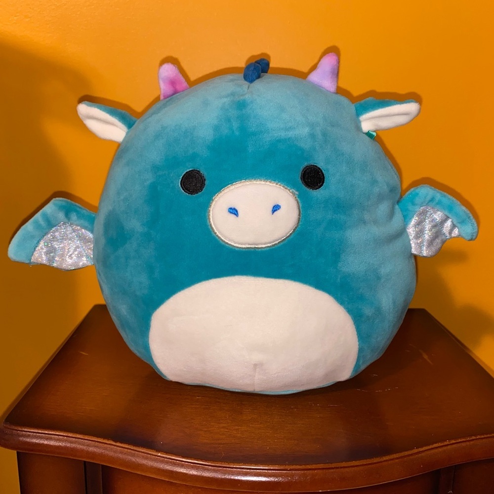 Squishmallow 7.5" Tatiana Teal Dragon